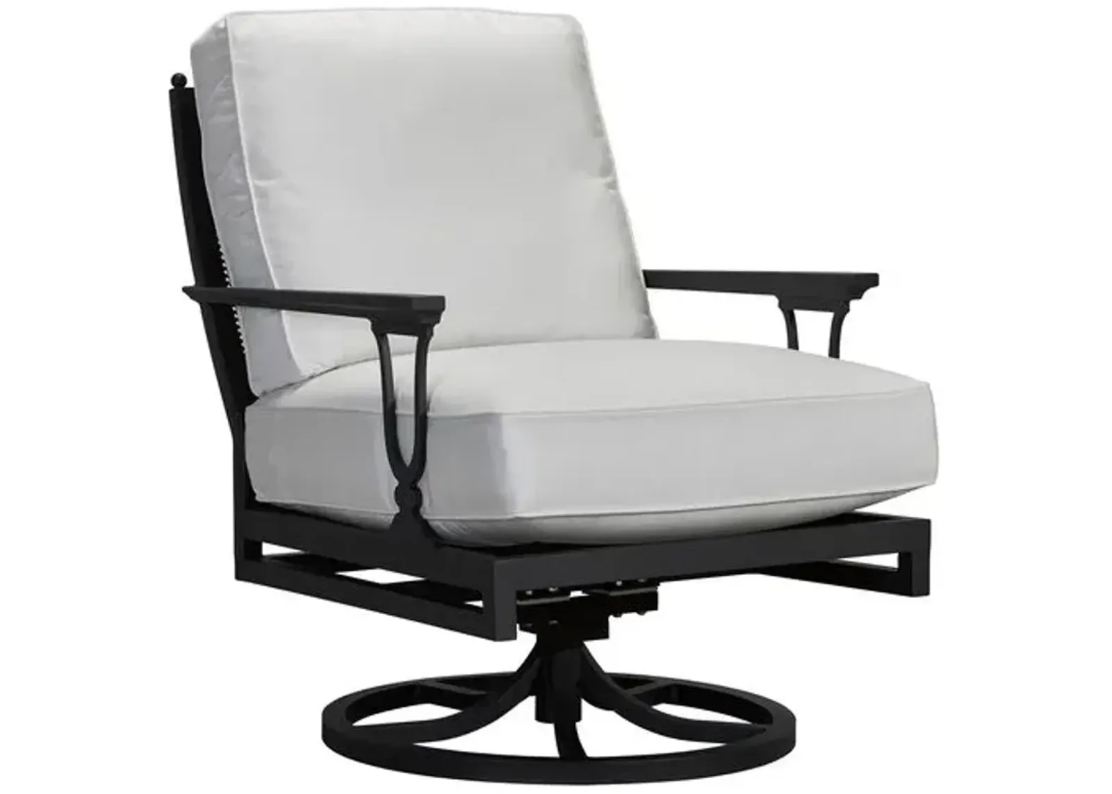 Winterthur Estate Swivel Outdoor Rocker - White - Lane Venture