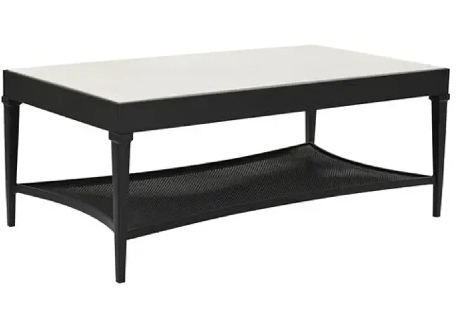 Winterthur Estate Outdoor Coffee Table - Black - Lane Venture - White