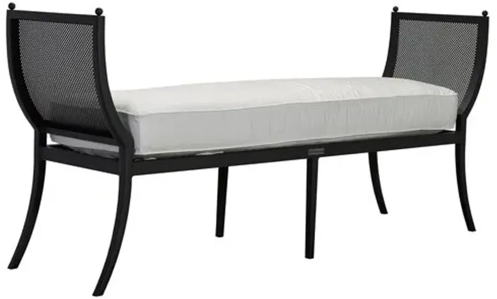 Winterthur Estate Outdoor Bench - White - Lane Venture