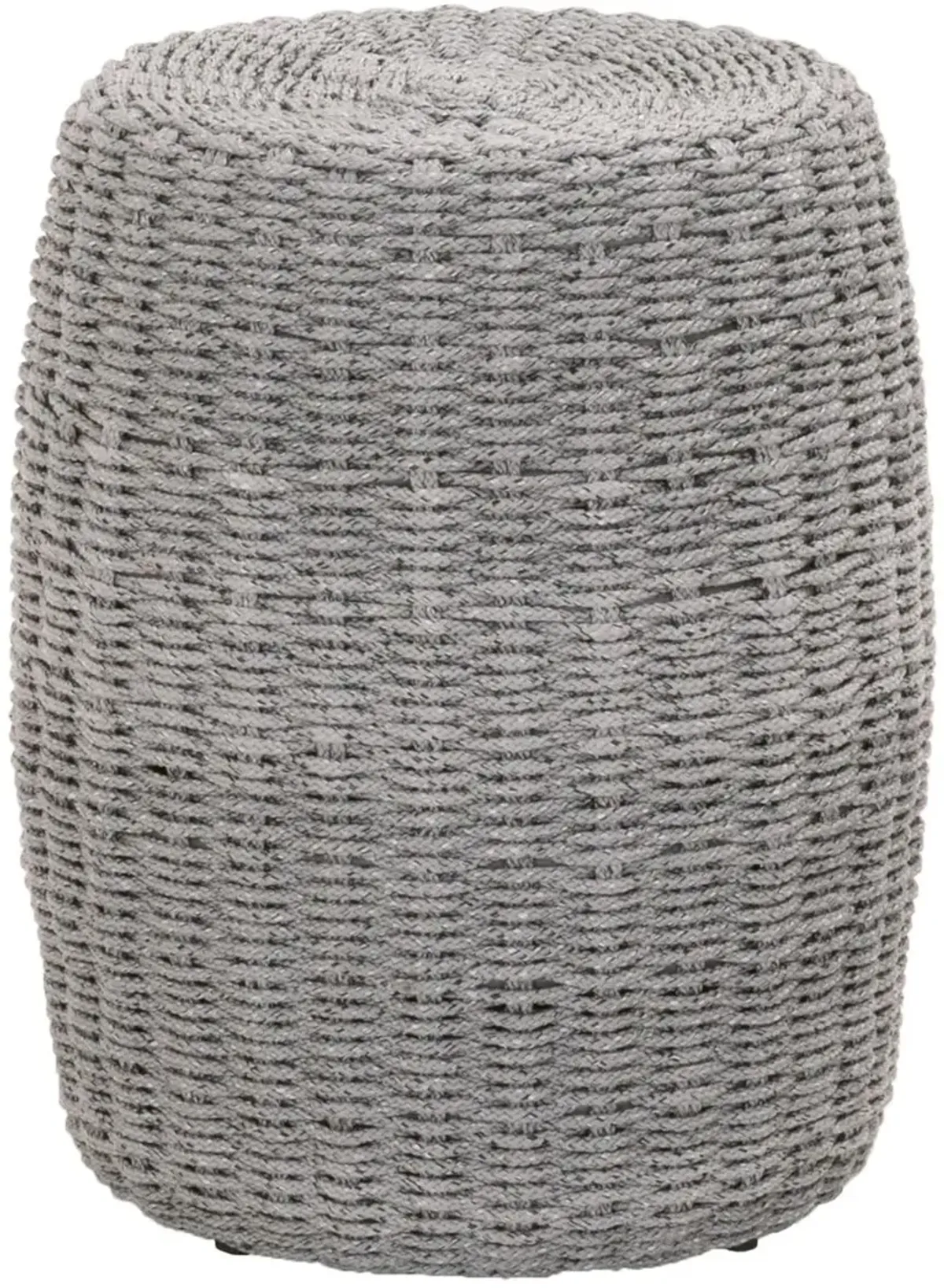 Easton Outdoor Rope Side Table, Platinum