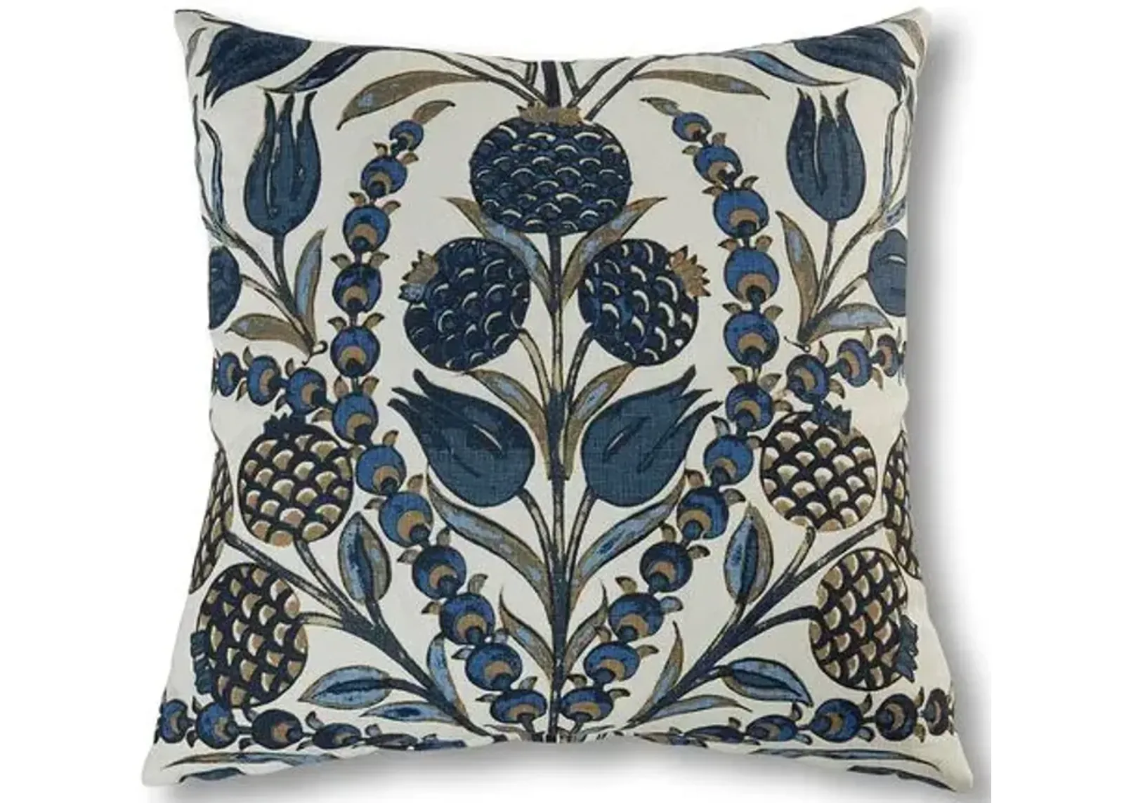 Aubrey 22x22 Pillow - Navy Linen - Massoud