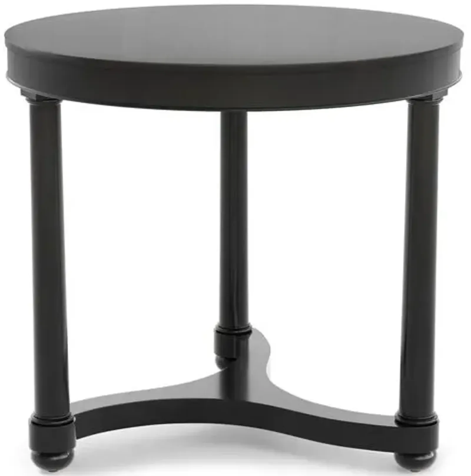 Gwendolen Lacquer Side Table - Black - Bunny Williams Home