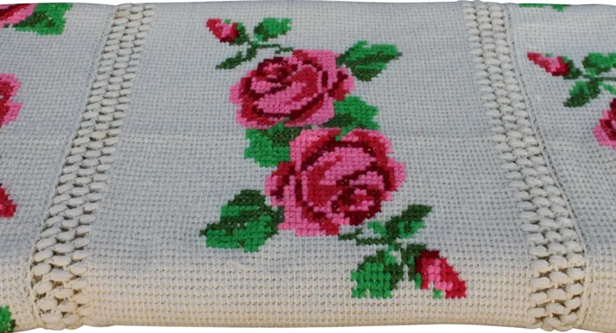 Rose Blanket - Something Vintage - ivory