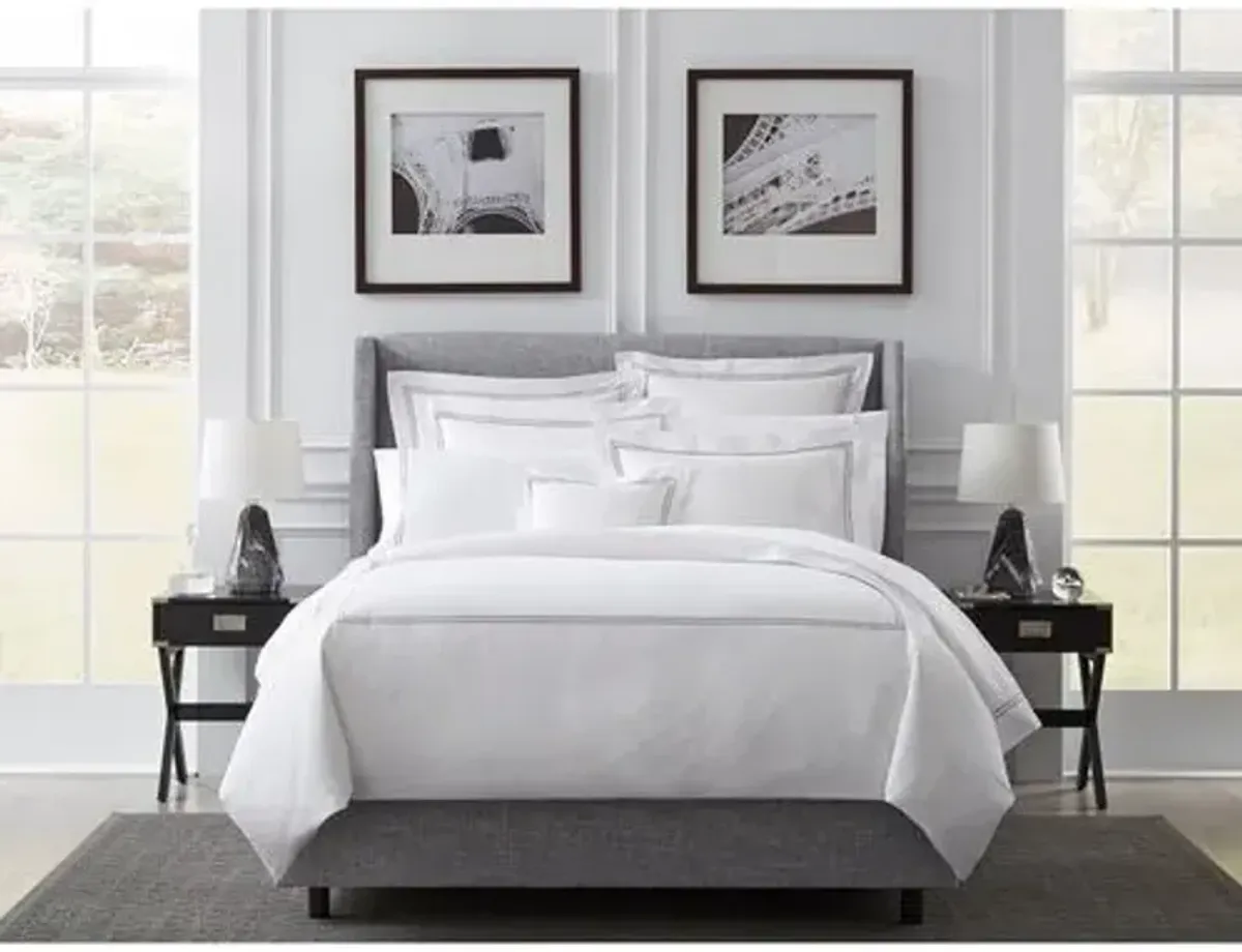 Grande Hotel Duvet Cover - SFERRA - Silver