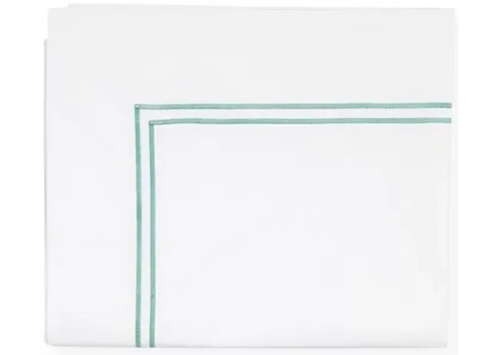 Grande Hotel Flat Sheet - SFERRA - Blue