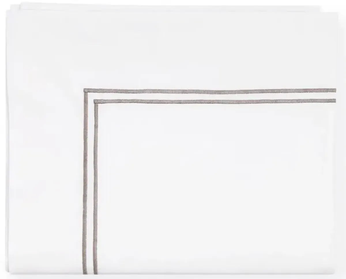 Grande Hotel Flat Sheet - SFERRA - Gray