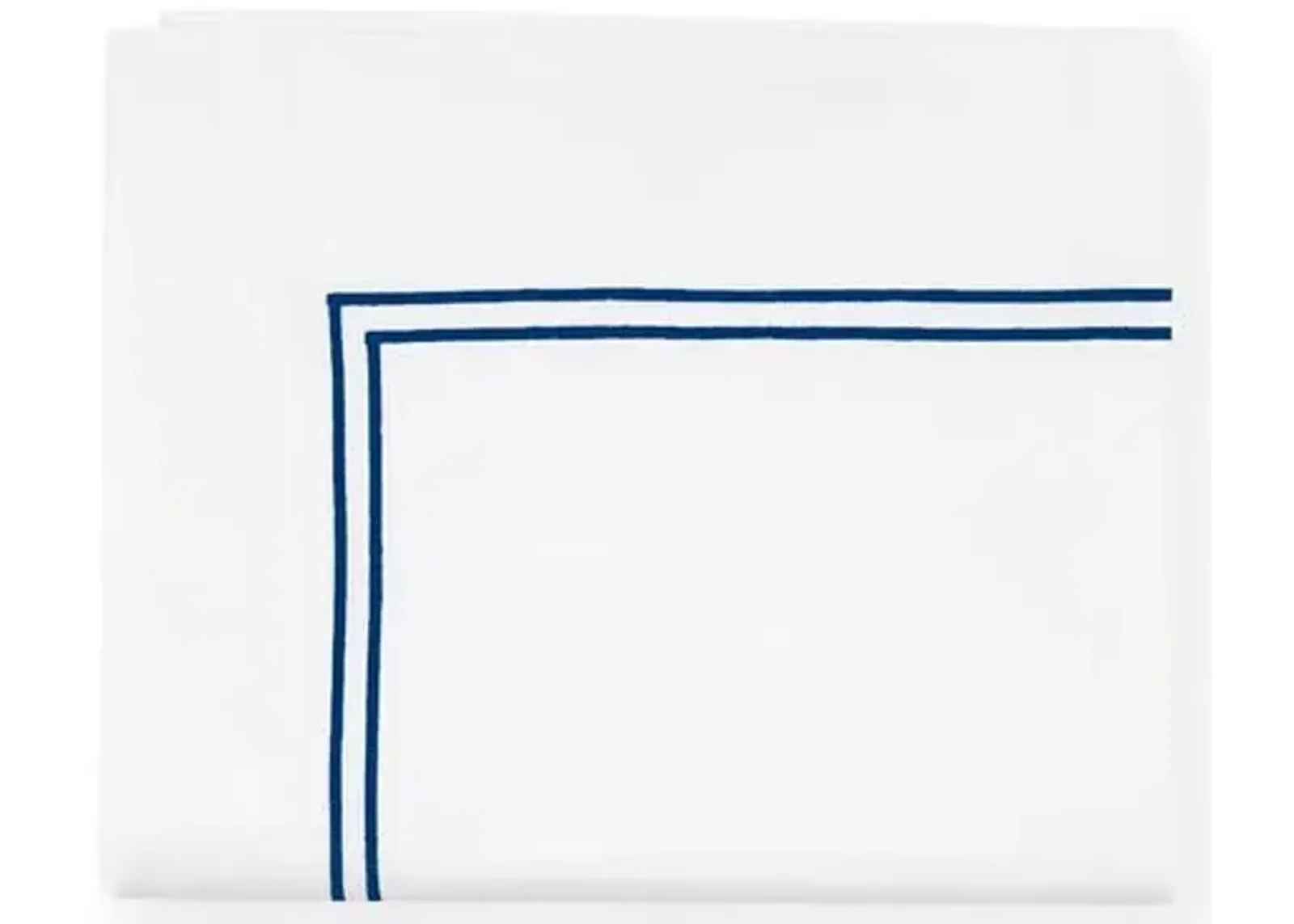 Grande Hotel Flat Sheet - SFERRA - Blue