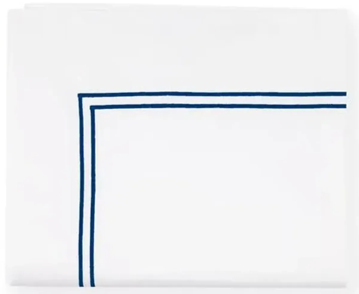 Grande Hotel Flat Sheet - SFERRA - Blue