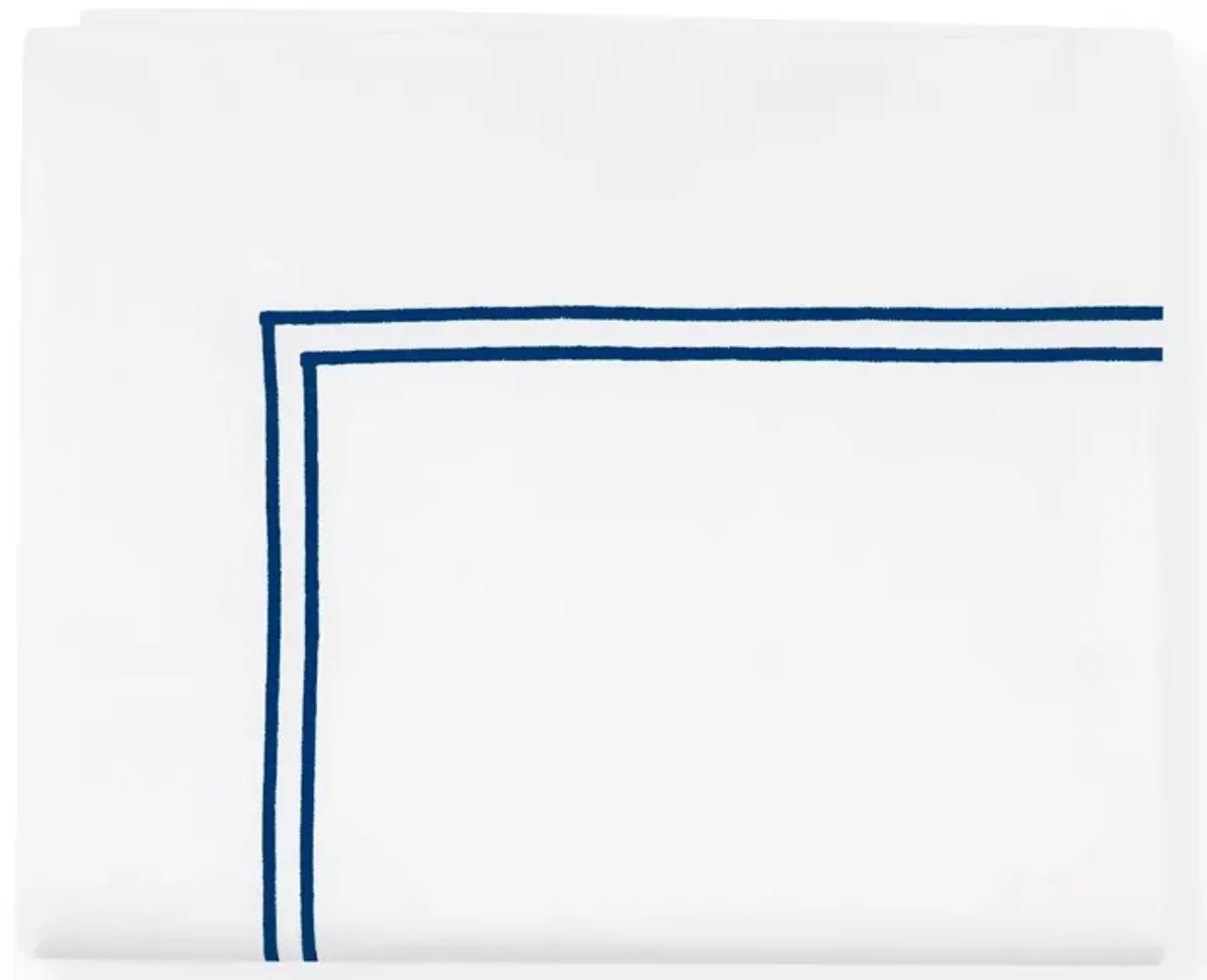 Grande Hotel Flat Sheet - SFERRA - Blue