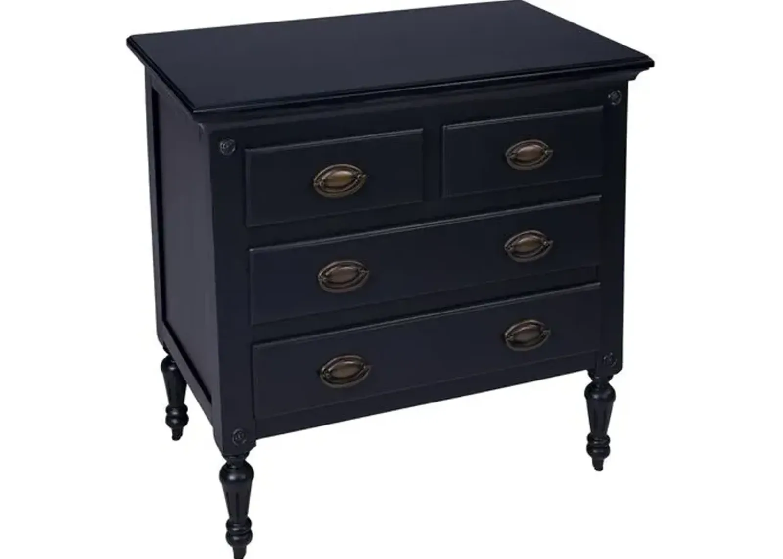 Serrano 4-Drawer Chest - Black