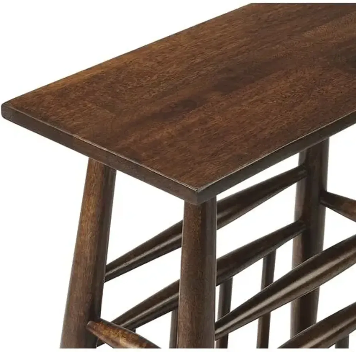 Hanson Magazine Side Table - Maple - Brown