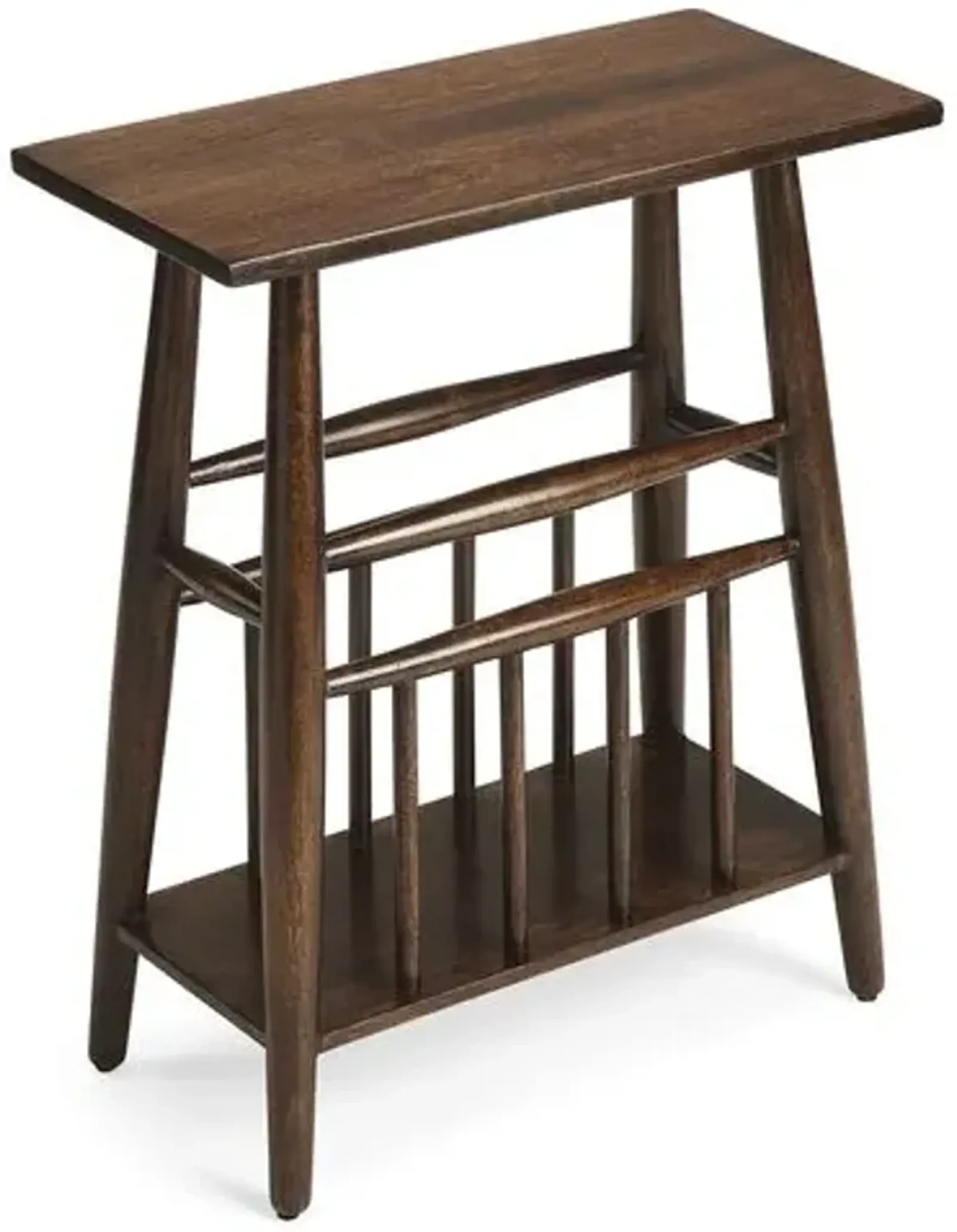 Hanson Magazine Side Table - Maple - Brown