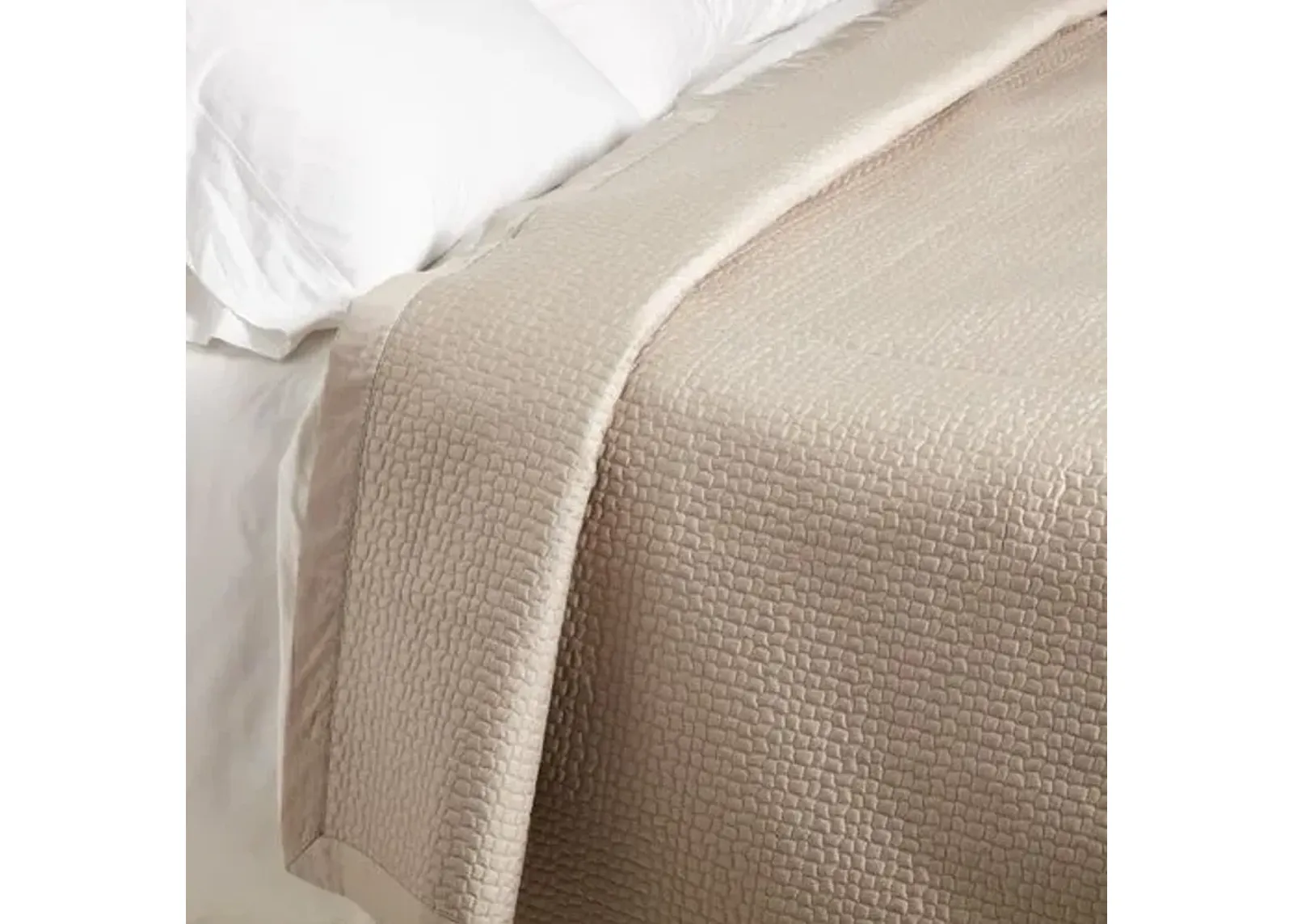 Hamilton Coverlet - Peacock Alley - Silver