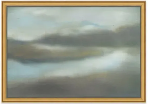 Mary H. Case - Bayou Bernard II Painting - Blue