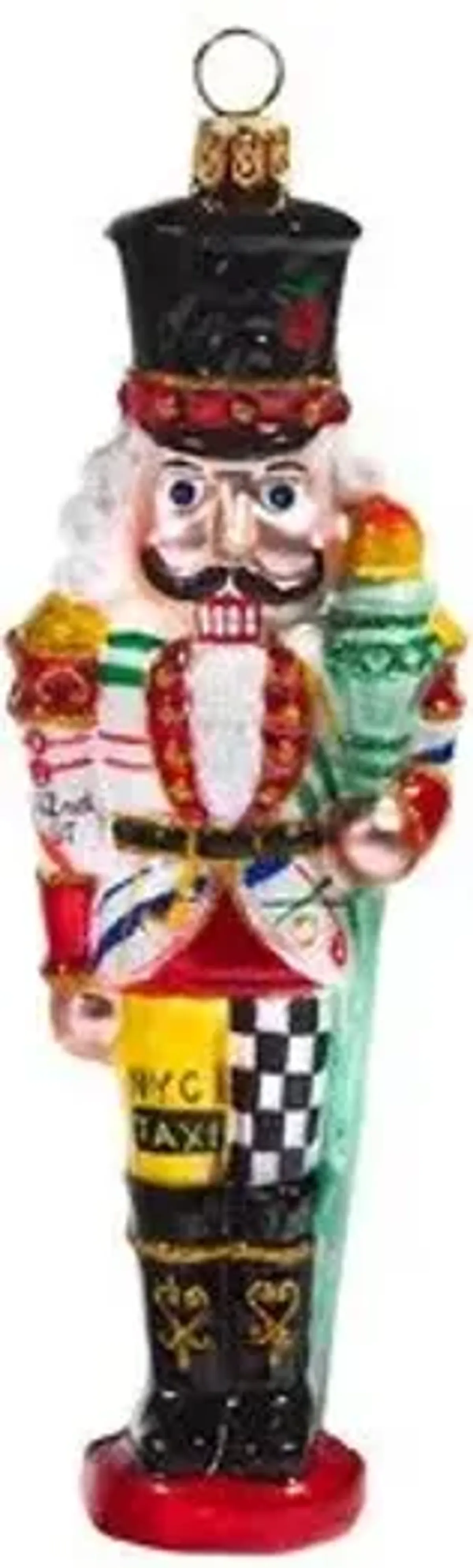 New York - New York Nutcracker Ornament - Red - Handcrafted