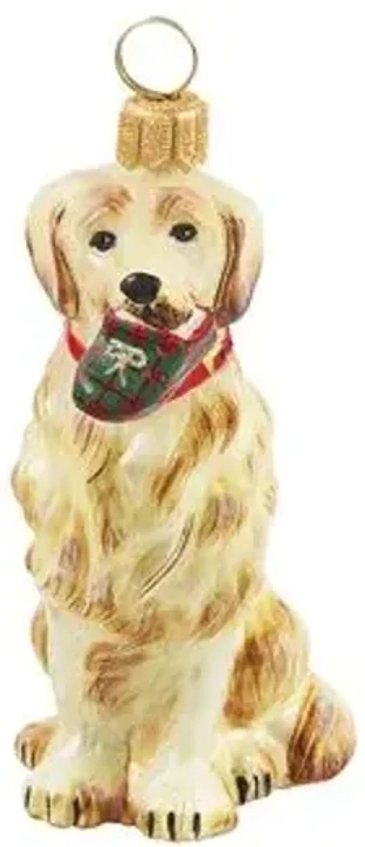 Golden Retriever Ornament - Yellow