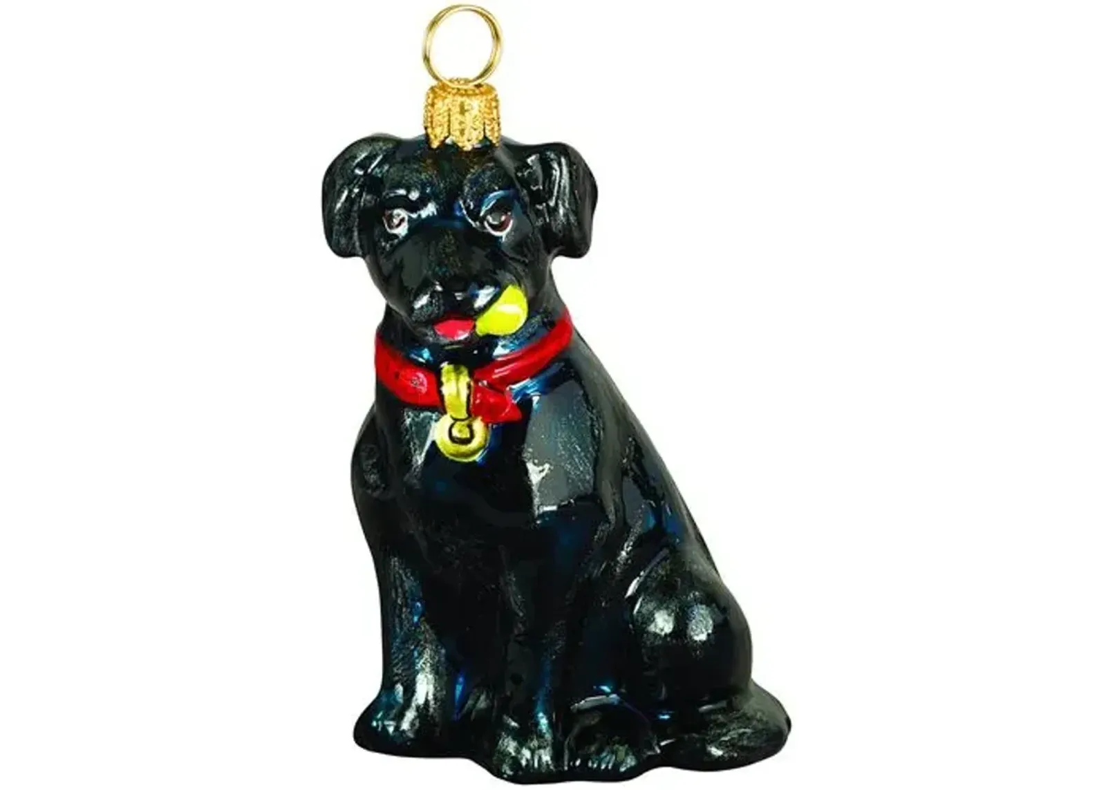 Labrador Ornament - Black - Handcrafted