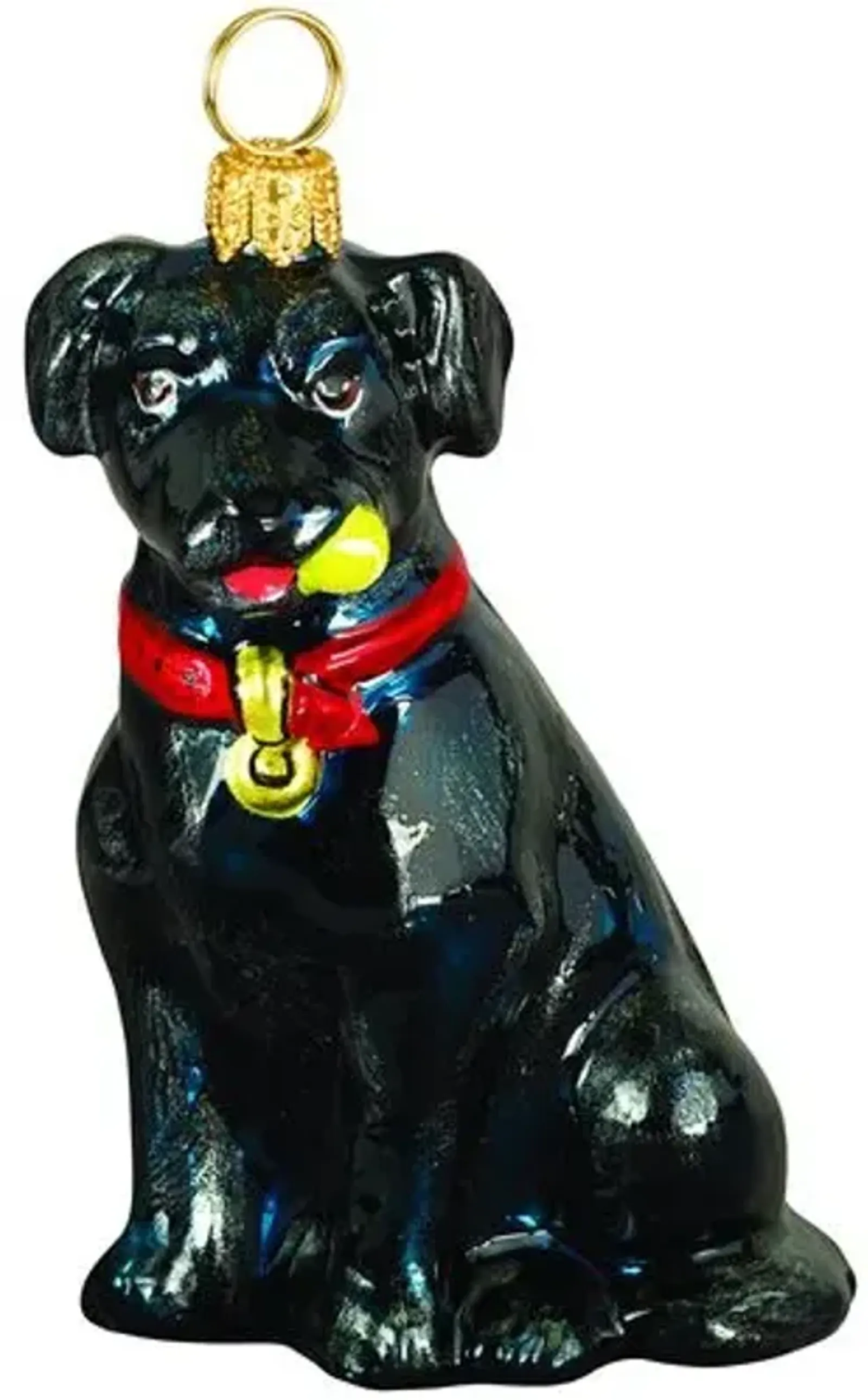 Labrador Ornament - Black - Handcrafted