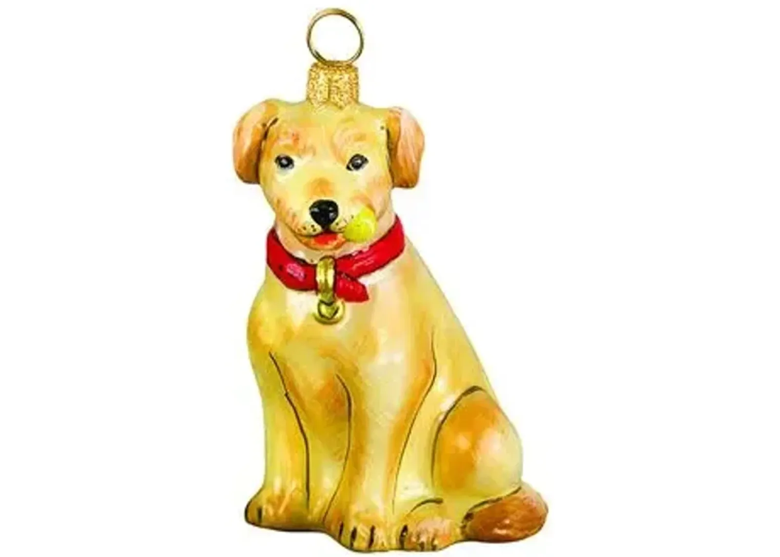 Labrador Ornament - Yellow - Handcrafted