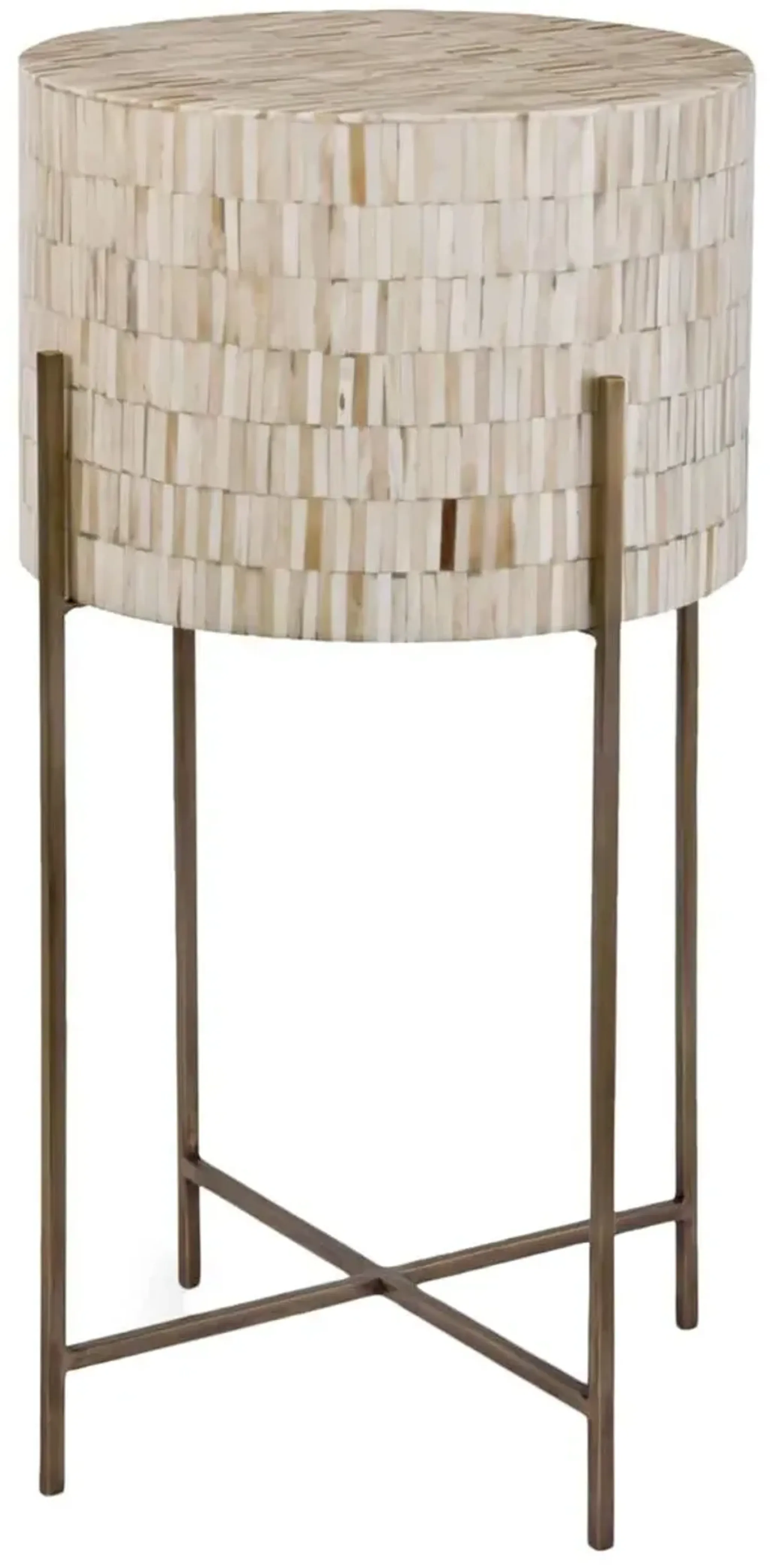 Bone Side Table Naturalbrass Regina Andrew Ivory One Kings Lane ...