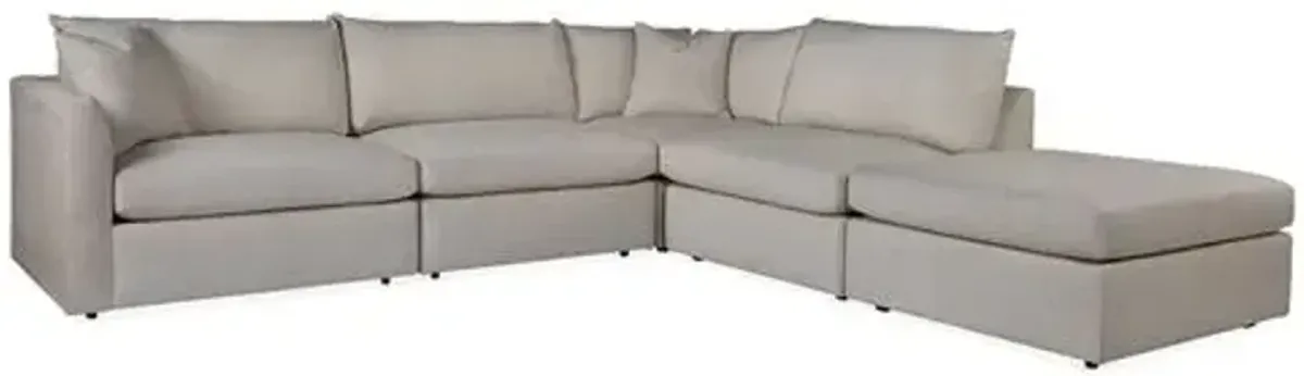 Winsor Sectional - Salt - Massoud - Gray