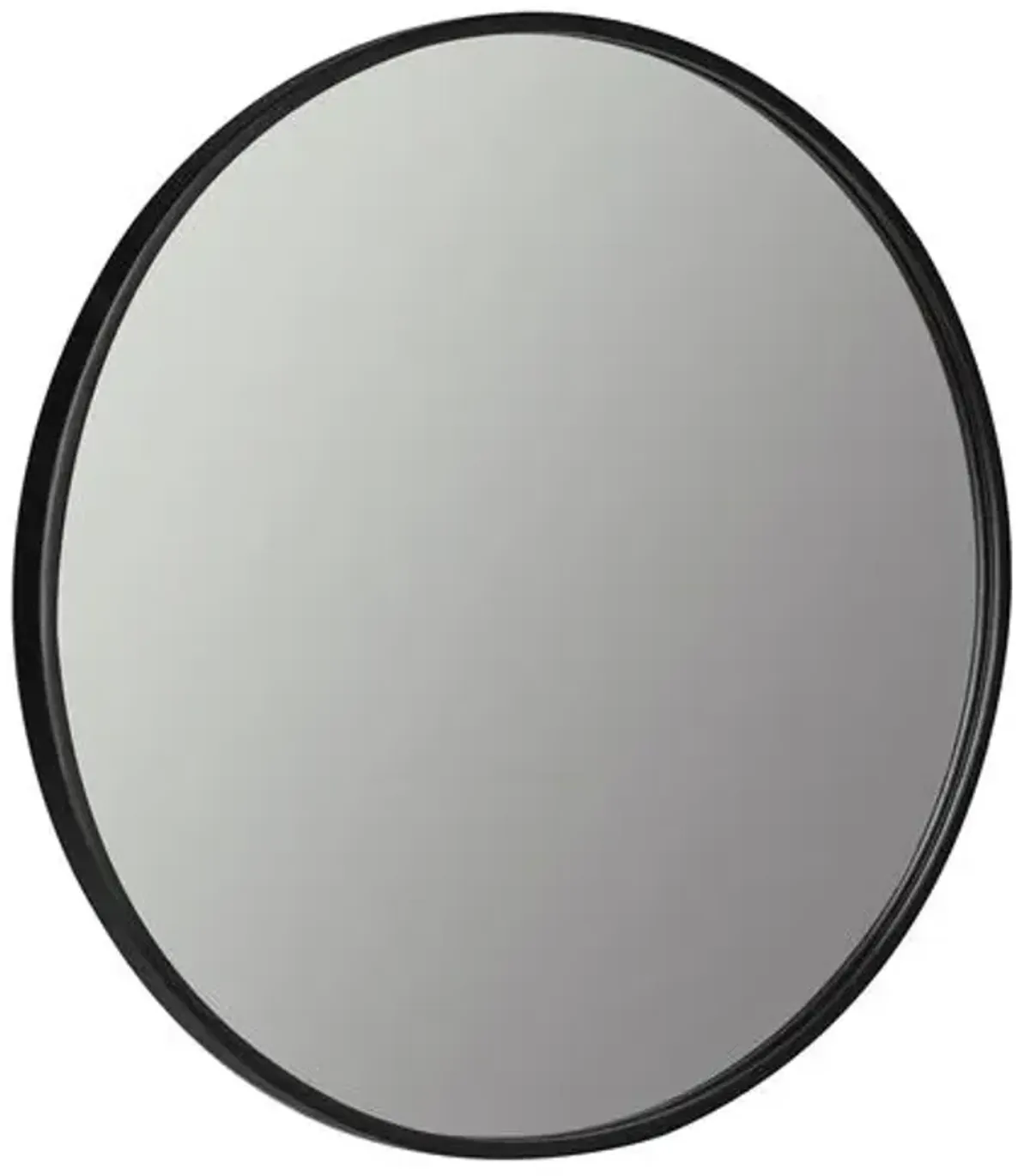 Luna Round Wall Mirror - Black