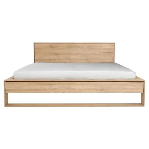 Nordic II Bed - Oak - Ethnicraft - Brown