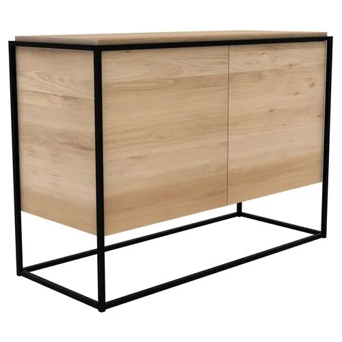 Monolit Sideboard - Black/Oak - Ethnicraft - Brown