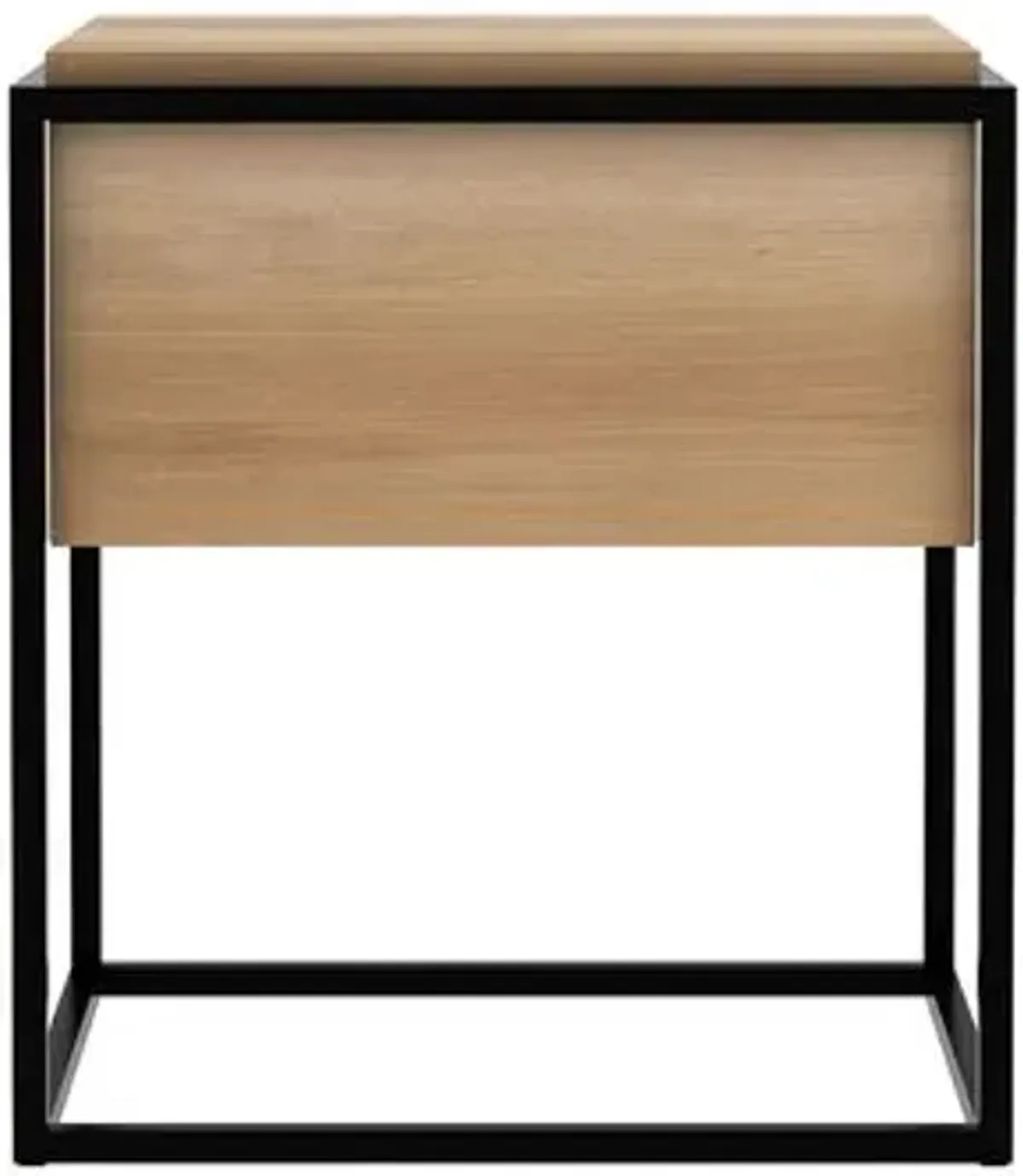 Monolit Nightstand - Black/Oak - Ethnicraft