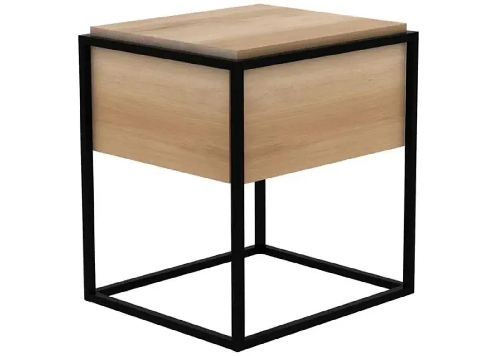 Monolit Nightstand - Black/Oak - Ethnicraft