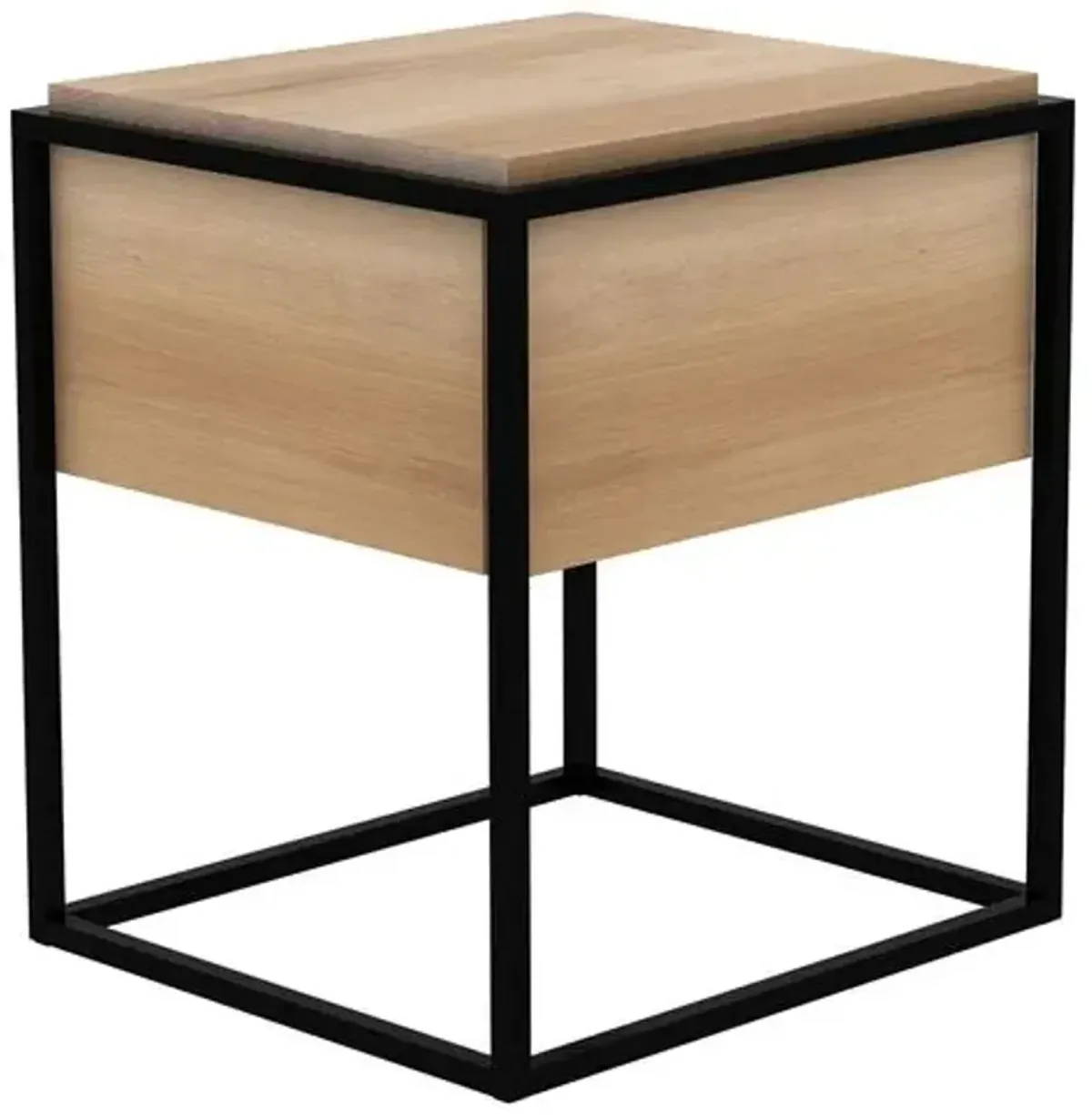 Monolit Nightstand - Black/Oak - Ethnicraft