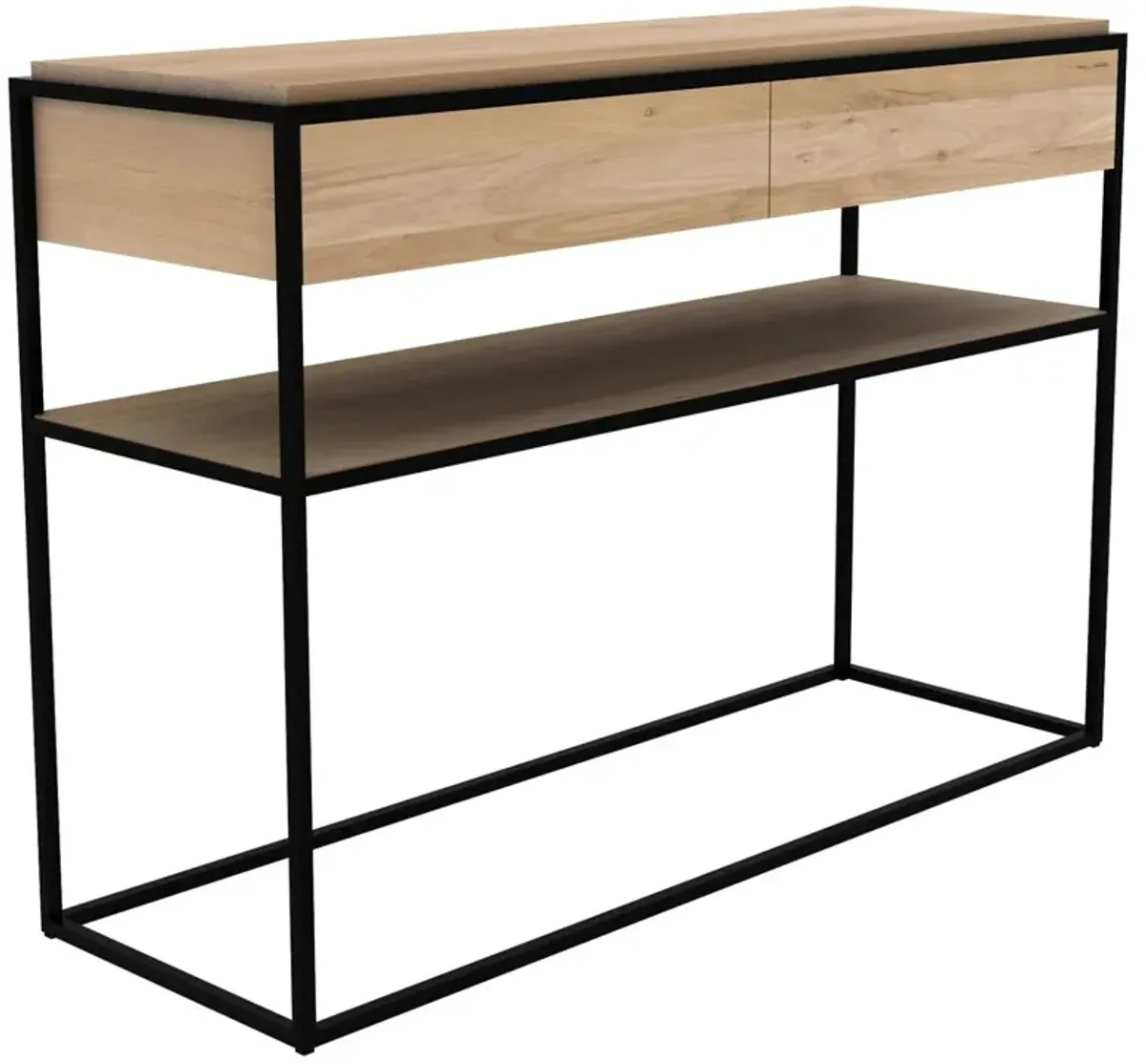 Monolit Console, Black/Oak