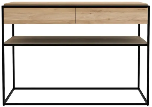 Monolit Console, Black/Oak