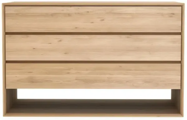 Nordic 3-Drawer Dresser, Oak
