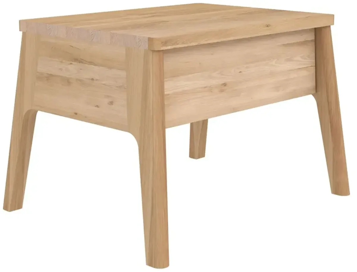 Air 1-Drawer Nightstand, Oak