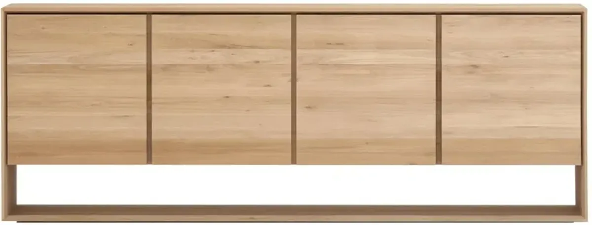 Nordic 4-Door Sideboard, Oak
