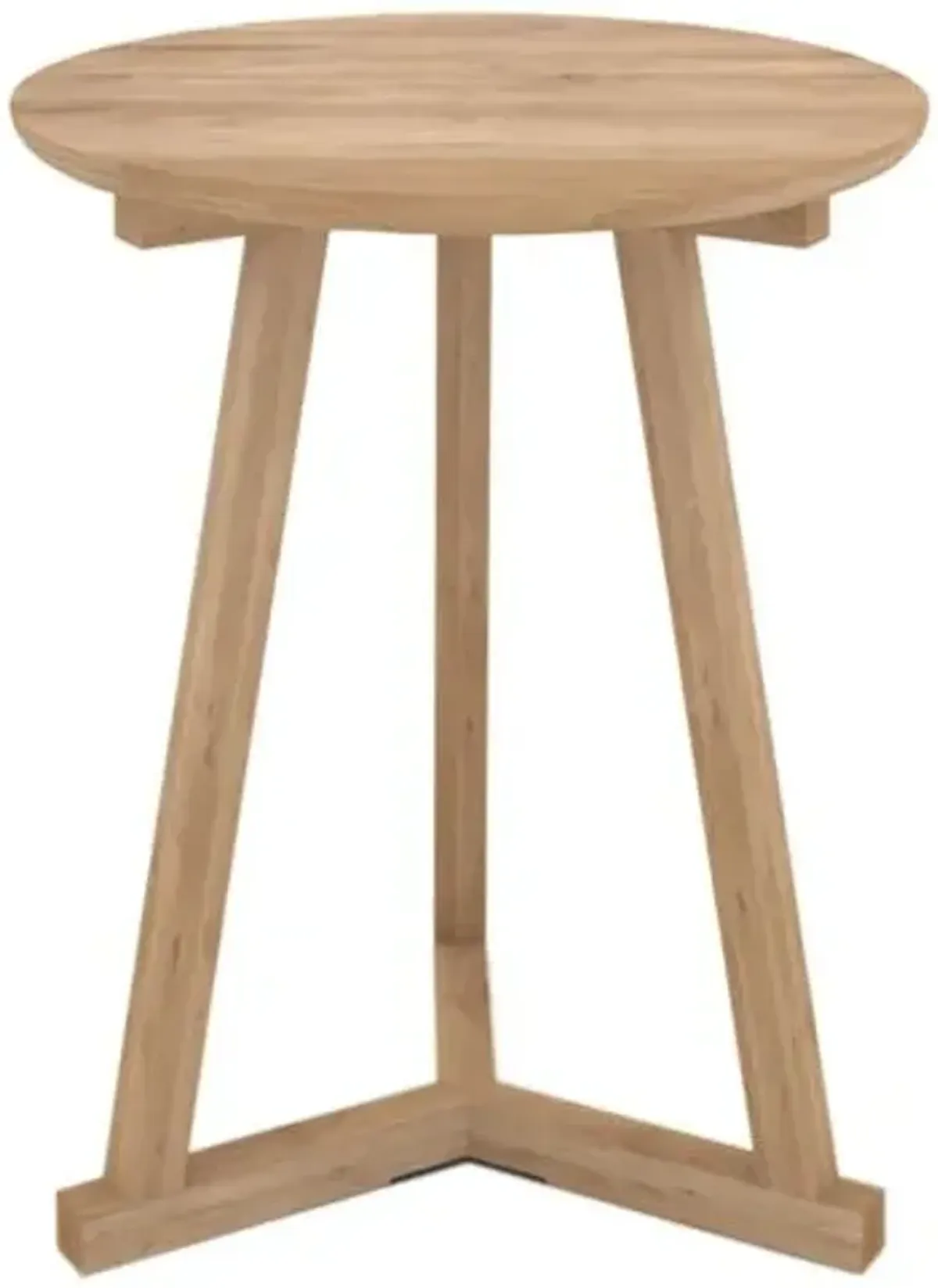 Tripod Tall Side Table - Oak - Ethnicraft - Brown