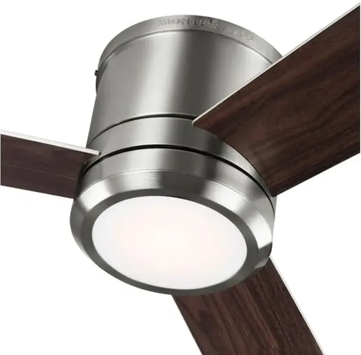 Visual Comfort - Clarity LED Ceiling Fan - Brushed Steel - Silver - 3 Blades - 3 Blades, Energy Efficient