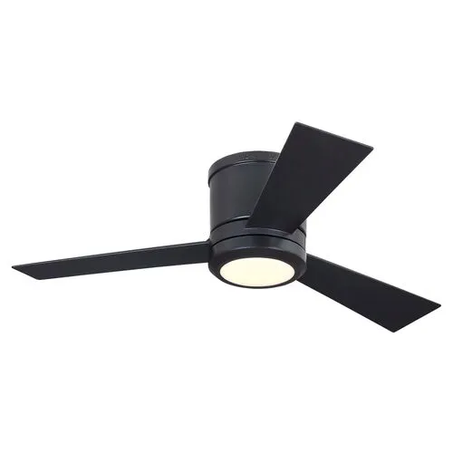 Visual Comfort - Clarity LED Ceiling Fan - Oil Rubbed Bronze - Black - 3 Blades - 3 Blades, Energy Efficient