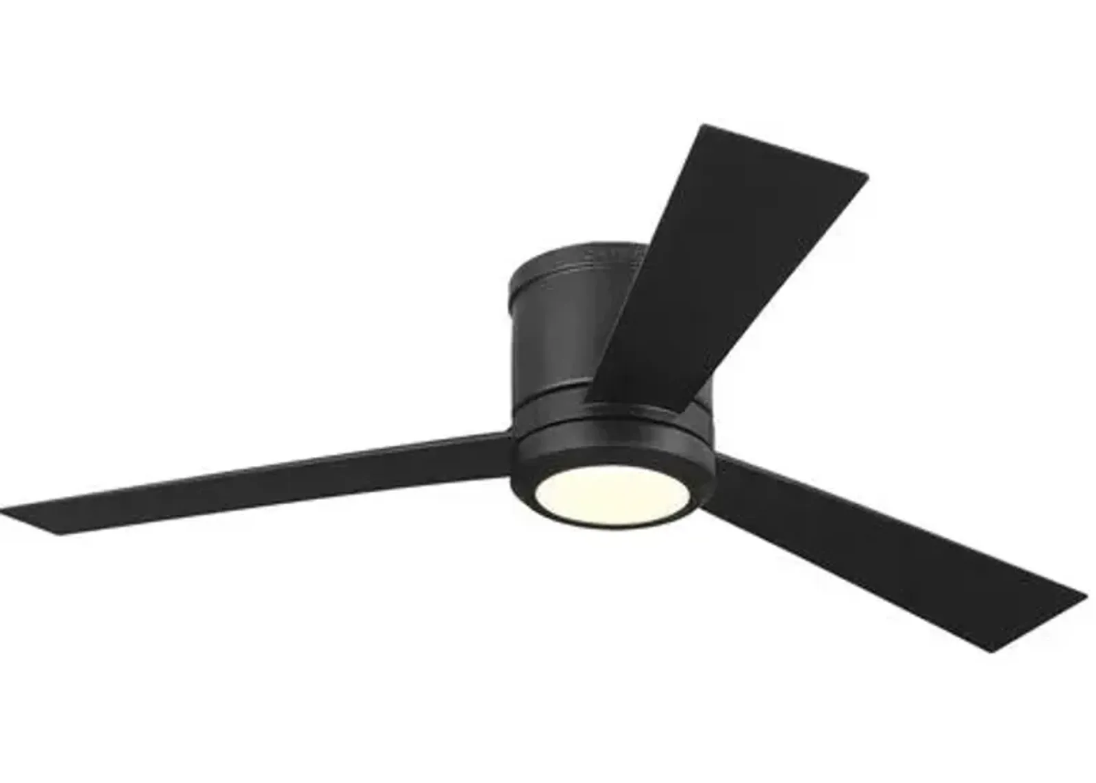 Visual Comfort - Clarity LED Ceiling Fan - Oil Rubbed Bronze - Black - 3 Blades - 3 Blades, Energy Efficient