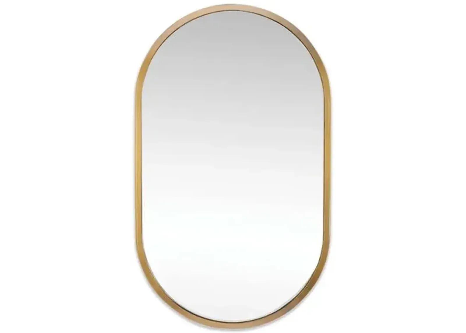 Canal Wall Mirror - Natural Brass - Regina Andrew