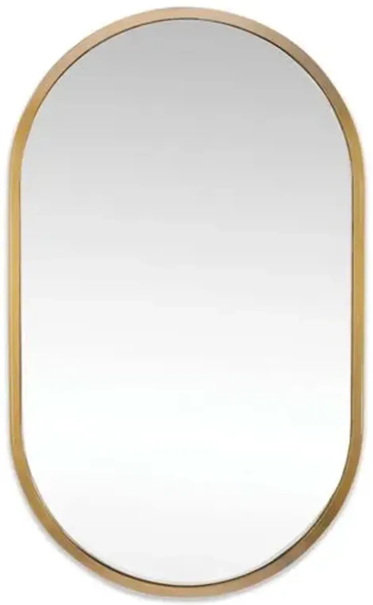 Canal Wall Mirror - Natural Brass - Regina Andrew