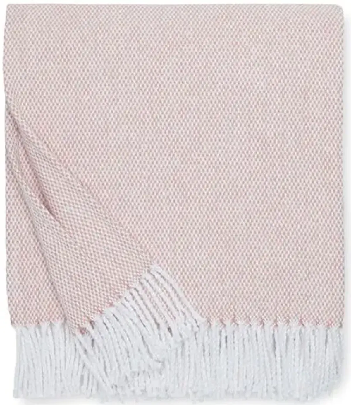 Terzo Throw - SFERRA - Red - Lightweight, Soft, Warm, Fringed