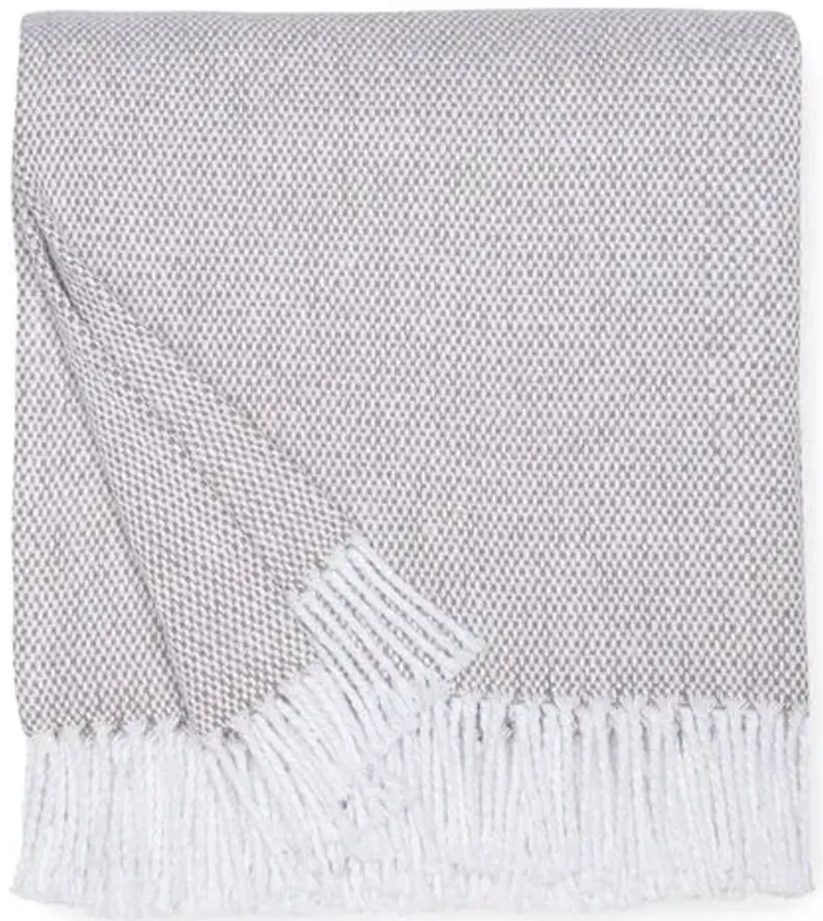 Terzo Throw - SFERRA - Beige - Lightweight, Soft, Warm, Fringed