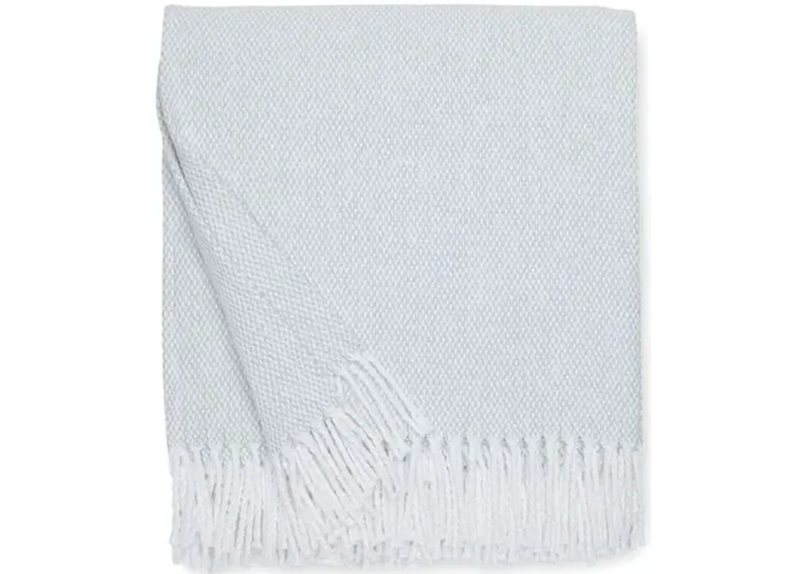 Terzo Throw - SFERRA - Gray - Lightweight, Soft, Warm, Fringed