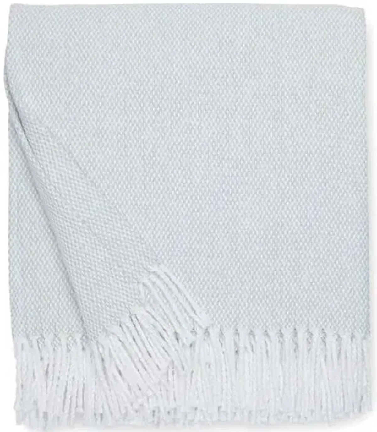 Terzo Throw - SFERRA - Gray - Lightweight, Soft, Warm, Fringed