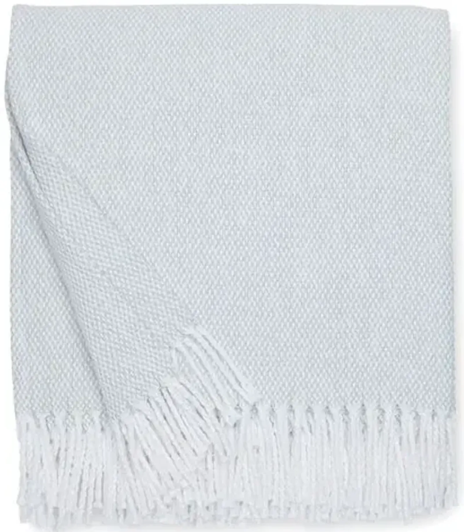 Terzo Throw - SFERRA - Gray - Lightweight, Soft, Warm, Fringed