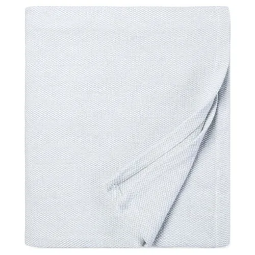 Terzo Throw - SFERRA - White - Lightweight, Soft, Warm, Fringed