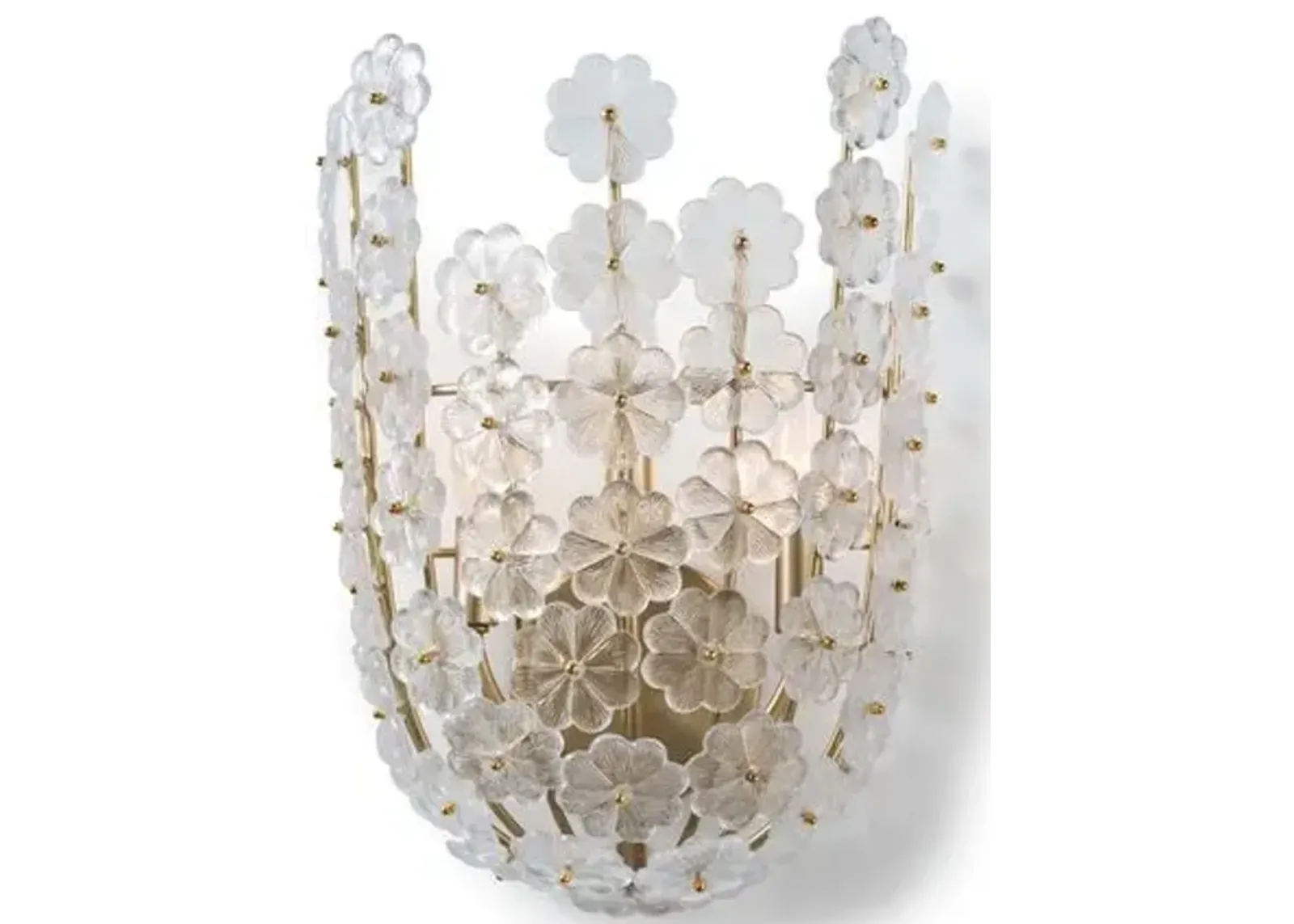 Charlotte Sconce - Natural Brass - Regina Andrew - Gold