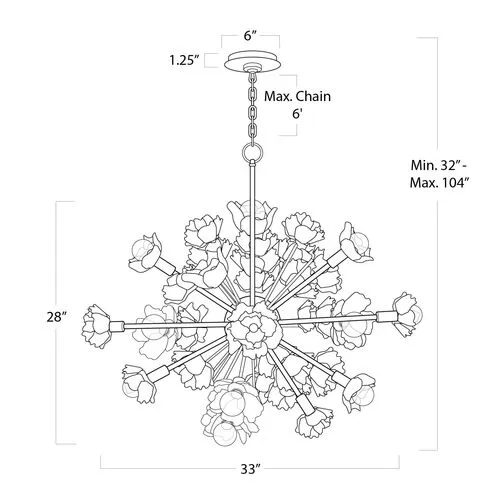 Adeline Chandelier - Gold - Regina Andrew